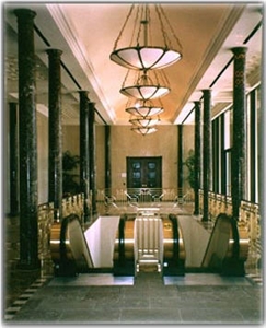 Dark Emperador Solid Columns
