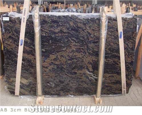 Ocean Blue Granite Slab, India Blue Granite