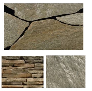 Paljakka Cloudberry Slate Slabs & Tiles, Finland Green Slate