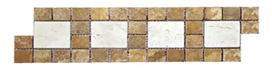 Travertine Mosaic Border Collection