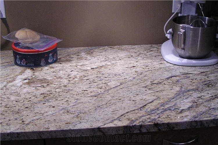 Yellow Granite Kitchen Countertops