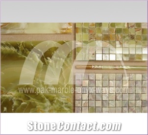 Dark Green Onyx Mosaic Tiles