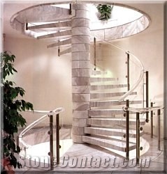 White Marble Stairs and Steps