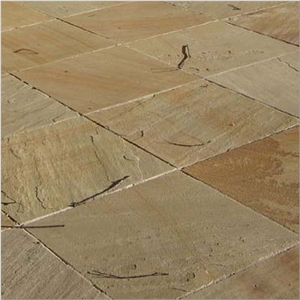 Mint Yellow Sandstone Floor Tile, India Yellow Sandstone