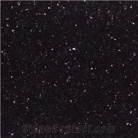 Star Galaxy Granite Slabs & Tiles, India Black Granite