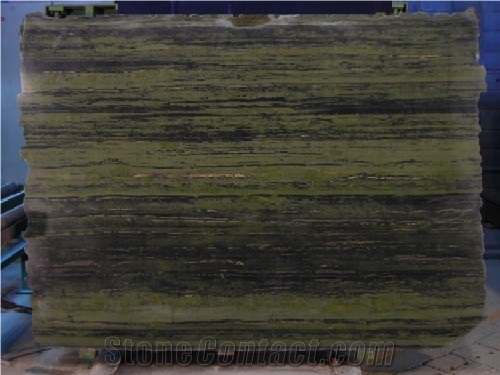 Verde Bamboo Granite Slabs & Tiles, Brazil Green Granite