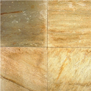 Amber Gold Slate Slabs & Tiles