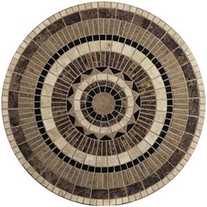 Star Burst Mosaic Medallion