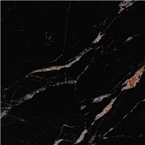 Nero St Laurent Marble Slabs & Tiles, France Black Marble