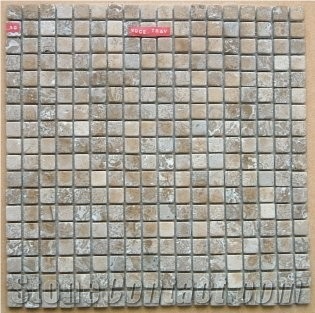 Noce Travertine Mosaic