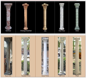 Decorative Columns in Natural Stone