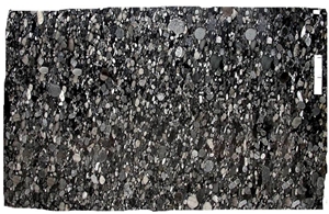 Black Mosaic Granite Slab Black Mosaic Granite Slab