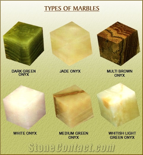 Onyx Tiles - Onyx Types
