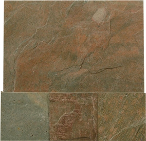 Copper Slate Slabs & Tiles, India Brown Slate Copper Slate Slabs & Tiles, India Brown Slate