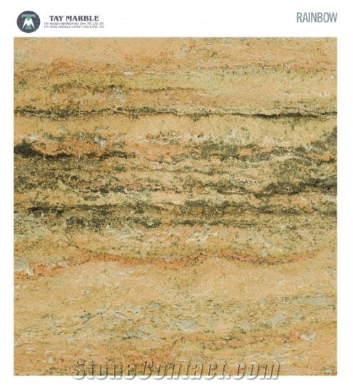 Rainbow Travertine Slabs & Tiles