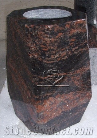 Aurora Granite Vases