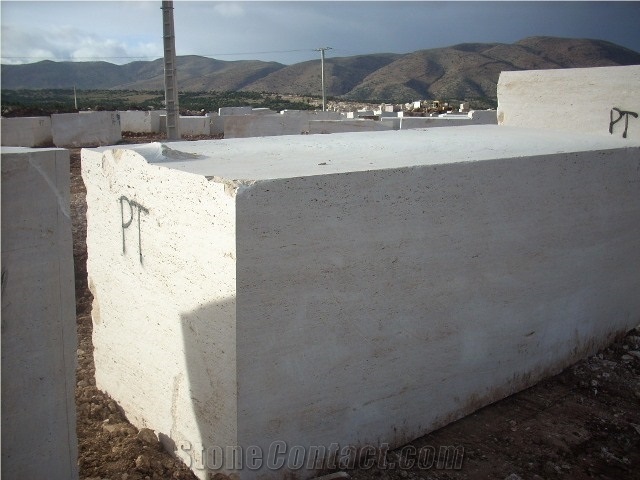 Travertino Romano Travertine Blocks, Italy Beige Travertine