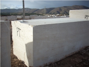 Travertino Romano Travertine Blocks, Italy Beige Travertine