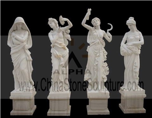 Garden Stone Four Season Statues (art No.SS-078) Garden Stone Four Season Statues (art No.SS-078)