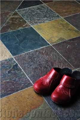 Peacock Slate Slabs & Tiles