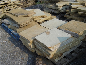 Blanco Fossil Limestone Flagstone