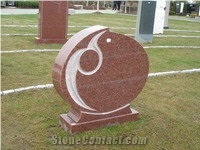 Red Granite Tombstone Xdx(6)