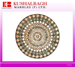 Marble Mosaic Medallions