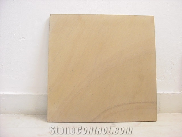 Kota Desert Sandstone Slabs & Tiles, India Beige Sandstone