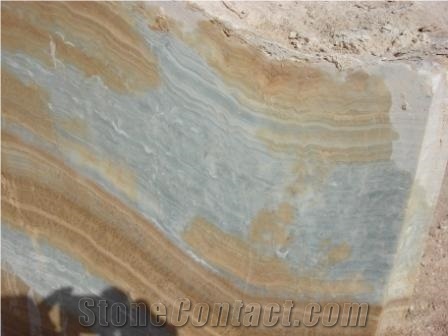 Golden Blue Onyx Blocks