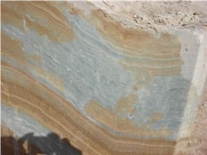 Golden Blue Onyx Blocks