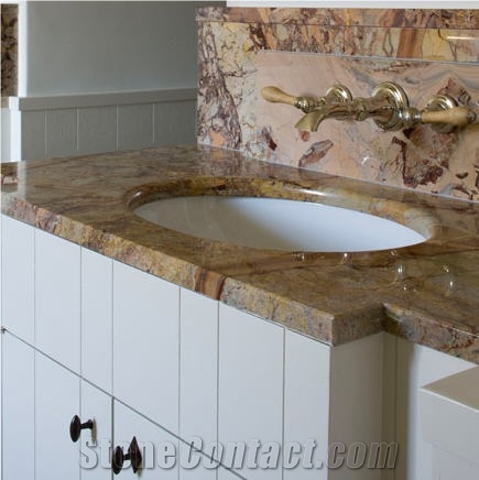 Sarancolin Marble Vanity Top