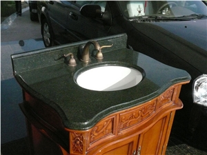 Green Galaxy China Granite Bathroom Vanity Tops, Vanity Top with Sink, Bathroom Countertop, Bathroom Tops