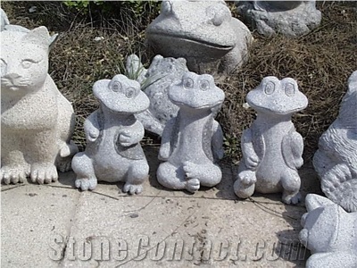 Grey Granite Animal Sculpture