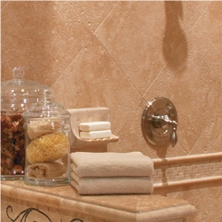 Gold Travertine Batroom