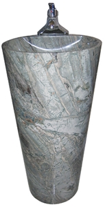 Grey Marble Pedestal Sink Hf003j1 Grey Marble Pedestal Sink Hf003j1