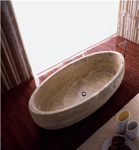Brown Travertine Bath Tub Brown Travertine Bath Tub