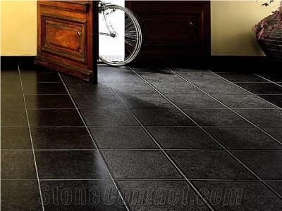 Black Slate Floor Tiles