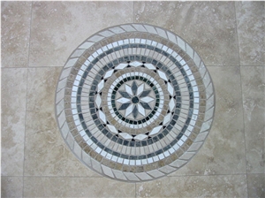 Mosaic Medallion - Circled Diamond Star
