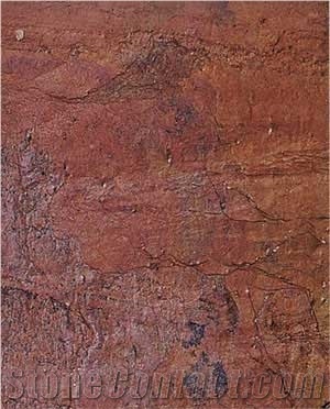 Copper Slate Slabs & Tiles, India Brown Slate