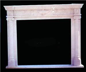 White Marble Fireplaces White Marble Fireplaces