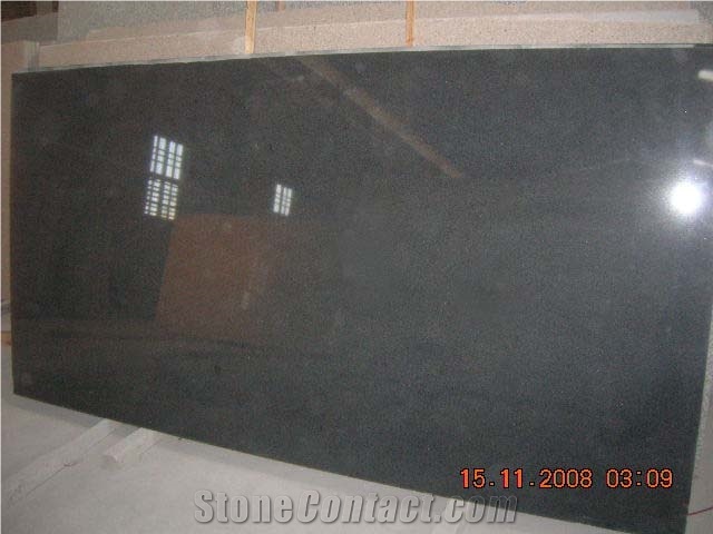 G654 Granite Slabs & Tiles, China Black Granite