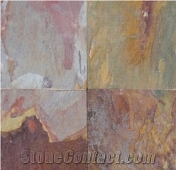 Lilac Red Slate Slabs & Tiles