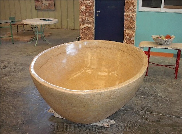 Jerusalem Gold Natural Stone Bath