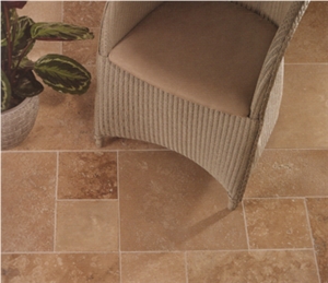Ivory Filled Patika Opus Travertine