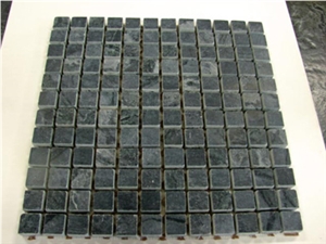 Black Minas Grey Soapstone Mosaic