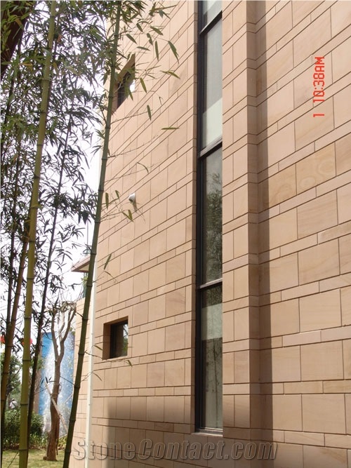 Lalitpur Yellow Sandstone Wall Panel