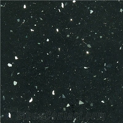 Pxqz805 Black Quartz Stone Tile