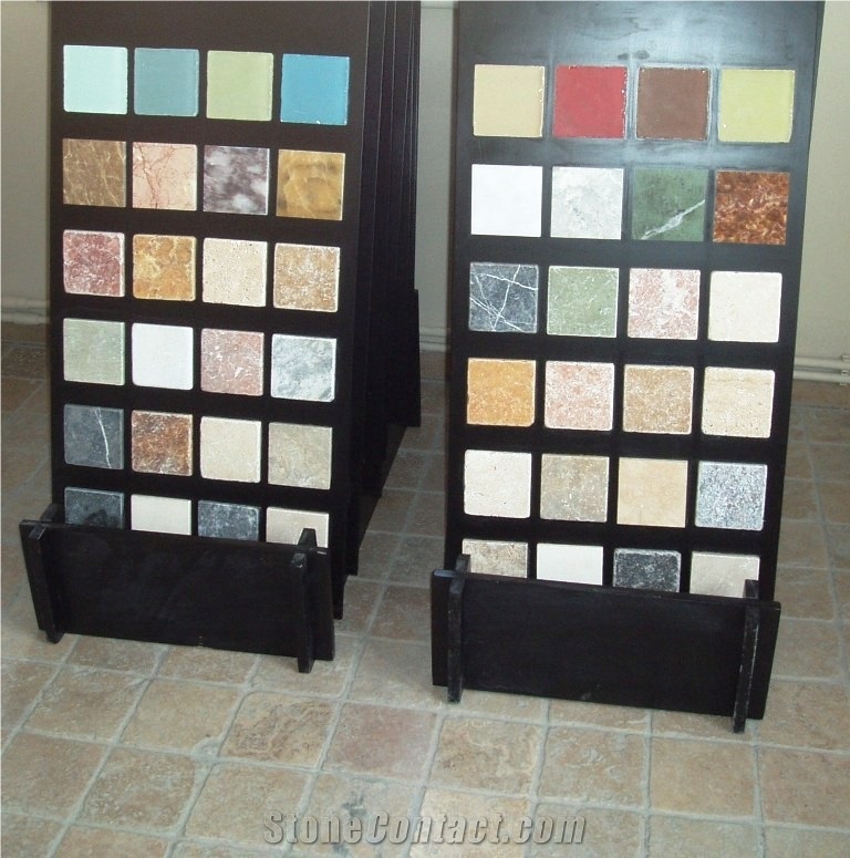MARBLE-TRAVERTINE SLAB SAMPLES
