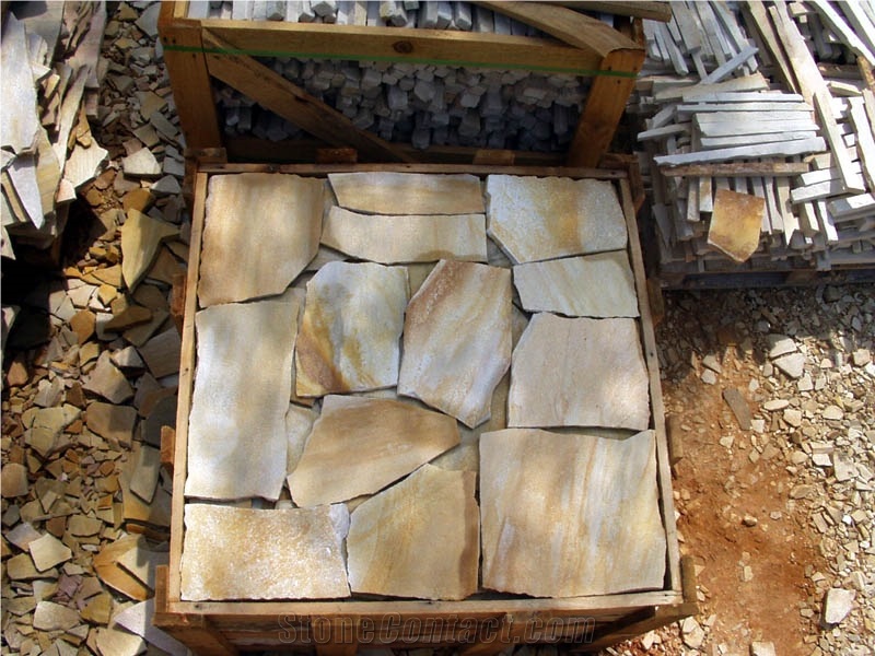 Brazilian Yellow Quartzite Flagstone