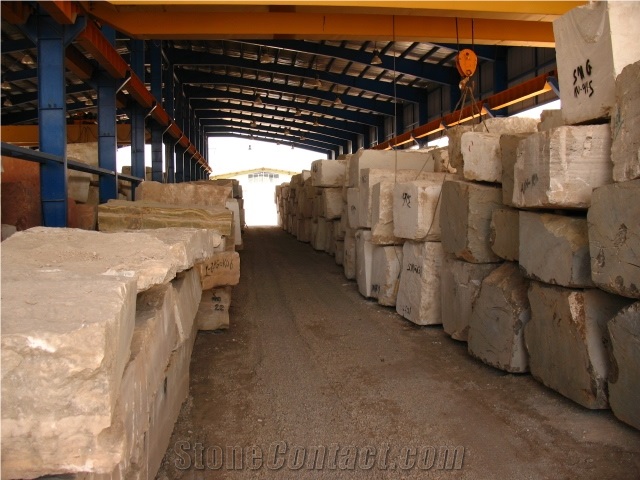 Persian Travertine Blocks - STONE YARD BLOCKS
